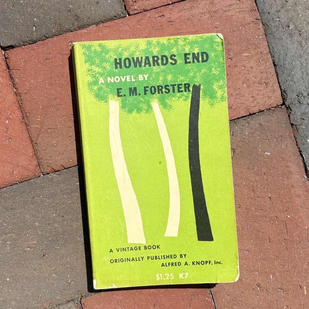 1958 Howard’s End E. M. Forster Vintage Paperback British Class War Fiction